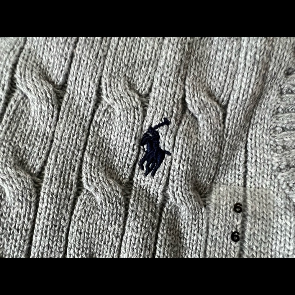 New Polo Ralph Lauren Little Boys Cable-Knit Sweater Vest - Picture 3 of 6